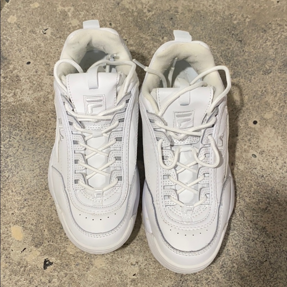White Chunky Fila